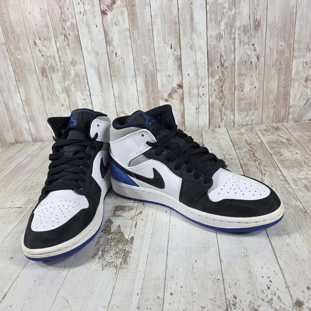 Air Jordan 1 Mid SE Union Royal White Black Blue 852542-102 Mens 7.5‎